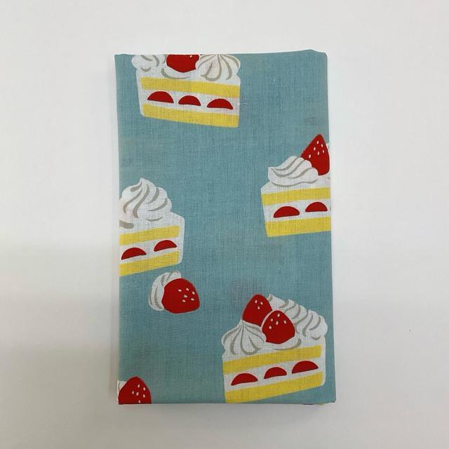 手ぬぐい【いちごショートケーキ】岡生地 34×90cm 汗取り 日除け 可愛い スイーツ 剣道女子 爽やか 新品未使用 日本製 < インテリア/ライフ  手ぬぐい【いちごショートケーキ】岡生地 34×90cm 汗取り 日除け 可愛い スイーツ 剣道女子 爽やか 新品未使用 日本製 < インテリア/ライフの