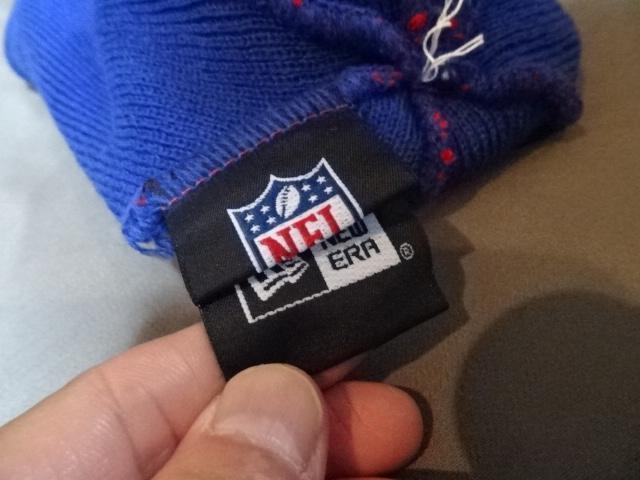 USA購入【NEW ERA】製 NFL ニューヨーク ジャイアンツ【New York Giants】ロゴ刺繍入りニットキャップ < ブランド  USA購入【NEW ERA】製 NFL ニューヨーク ジャイアンツ【New York Giants】ロゴ刺繍入りニットキャップ < ブランドの