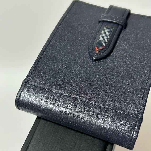 i BURBERRY o[o[ U[ `FbN ܂ AhX J[hP[X lCr[  t@bV 