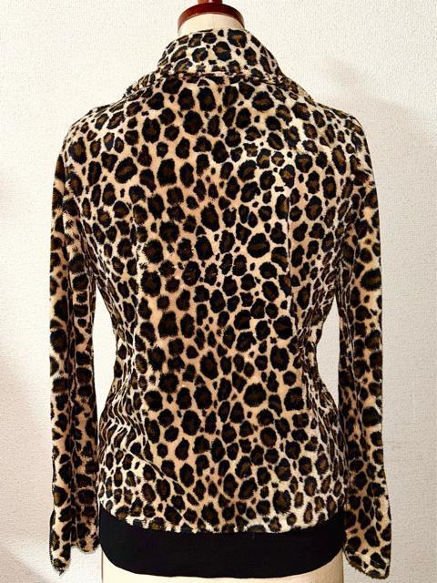 美品 ALGONQUINS アルゴンキン 起毛 ファー レオパード 柄 ライダース ジャケット ゴスロリ パンク ロック 地雷系 < ブランド 美品 ALGONQUINS アルゴンキン 起毛 ファー レオパード 柄 ライダース ジャケット ゴスロリ パンク ロック 地雷系 < ブランドの