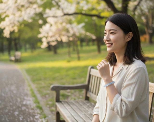 水色 天然石 アクアマリンブレスレット < 女性アクセサリー/時計 水色 天然石 アクアマリンブレスレット < 女性アクセサリー/時計の