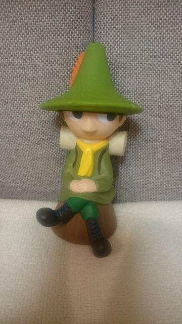 開封(未使用) ムーミン ソフビフィギュア型 貯金箱 スナフキン < アニメ/コミック/キャラクター 開封(未使用) ムーミン ソフビフィギュア型 貯金箱 スナフキン < アニメ/コミック/キャラクターの