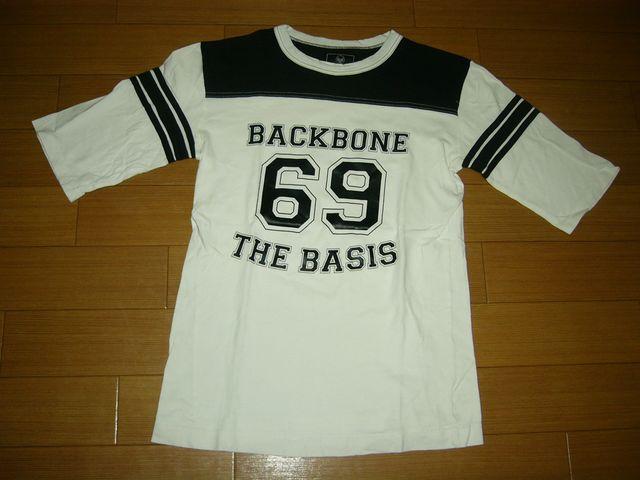 バックボーン BACKBONE カットソー S 白黒 ナンバリング Tシャツ 69 < ブランド  バックボーン BACKBONE カットソー S 白黒 ナンバリング Tシャツ 69  < ブランドの