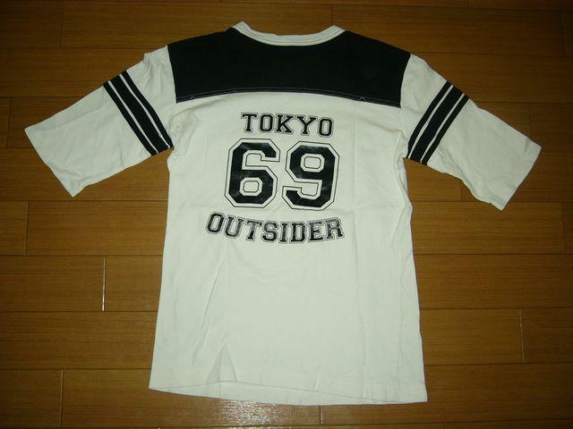 バックボーン BACKBONE カットソー S 白黒 ナンバリング Tシャツ 69 < ブランド  バックボーン BACKBONE カットソー S 白黒 ナンバリング Tシャツ 69 < ブランドの
