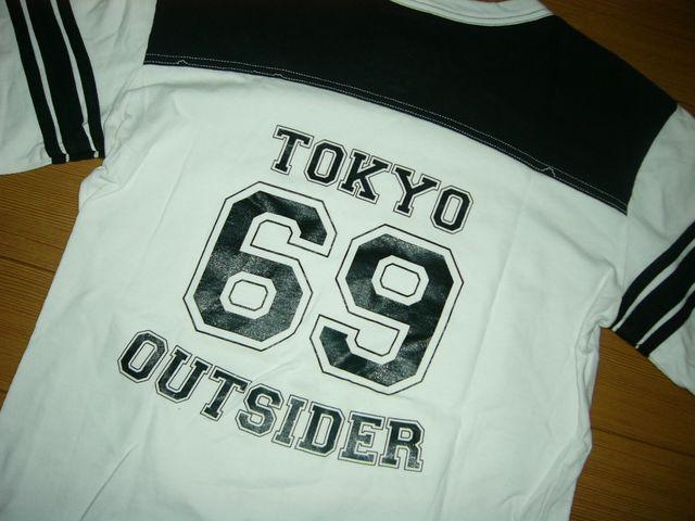 バックボーン BACKBONE カットソー S 白黒 ナンバリング Tシャツ 69 < ブランド  バックボーン BACKBONE カットソー S 白黒 ナンバリング Tシャツ 69 < ブランドの