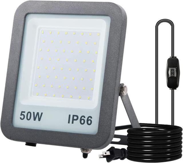 超薄型LED投光器 50W作業灯 500W相当 6500LM < ペット/手芸/園芸  超薄型LED投光器 50W作業灯 500W相当 6500LM  < ペット/手芸/園芸の