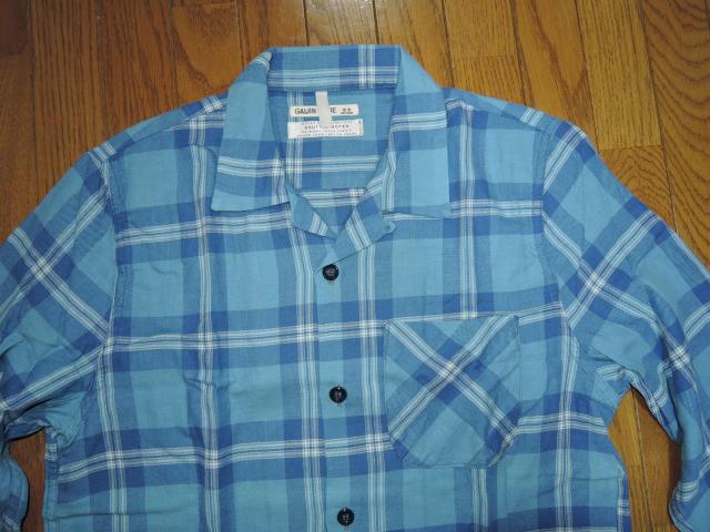 新品 ガイジンメイド GAIJIN MADE チェックシャツ M 青系 SHUTTLE NOTES 開襟 ハリランHRM < ブランド 新品 ガイジンメイド GAIJIN MADE チェックシャツ M 青系 SHUTTLE NOTES 開襟 ハリランHRM < ブランドの