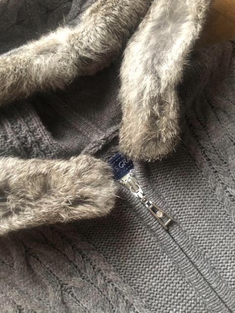 M'S GRACY ラビットファー付きニットベスト < ブランド  M'S GRACY ラビットファー付きニットベスト < ブランドの