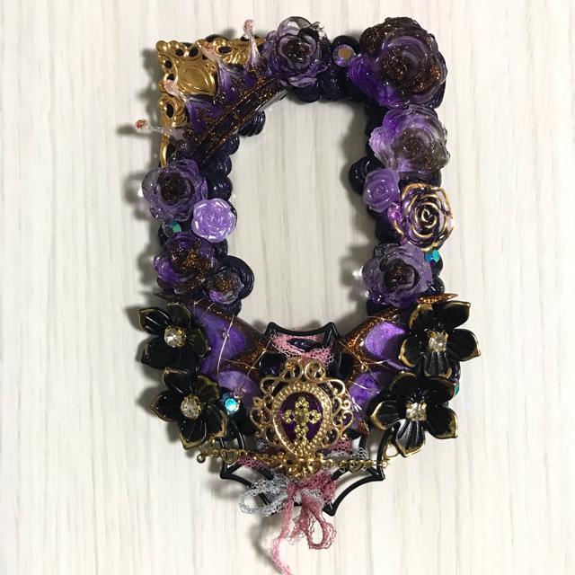 【送料込】033 ホイップデコ B8 硬質ケース トレカケース 紫 パープル 王冠 薔薇 悪魔の羽 蜘蛛の巣 推し活 < 女性ファッション 【送料込】033 ホイップデコ B8 硬質ケース トレカケース 紫 パープル 王冠 薔薇 悪魔の羽 蜘蛛の巣 推し活 < 女性ファッションの