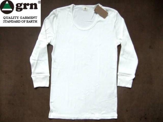 grn(ジーアールエヌ)無地 7分袖 Tシャツ S ナチュラル < 男性ファッション  grn(ジーアールエヌ)無地 7分袖 Tシャツ S ナチュラル  < 男性ファッションの