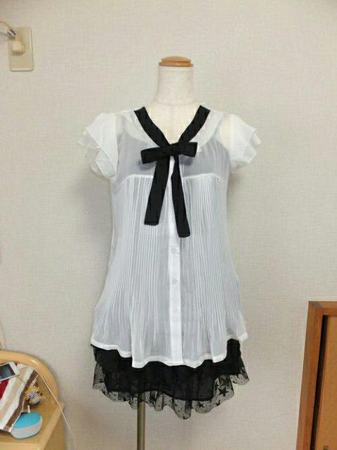 白のシフォンカットソー(56)新品未使用☆ < 女性ファッション  白のシフォンカットソー(56)新品未使用☆  < 女性ファッションの