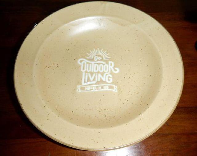 ◆OUTDOOR LIVING 平皿 中古品 < インテリア/ライフ  ◆OUTDOOR LIVING 平皿 中古品  < インテリア/ライフの