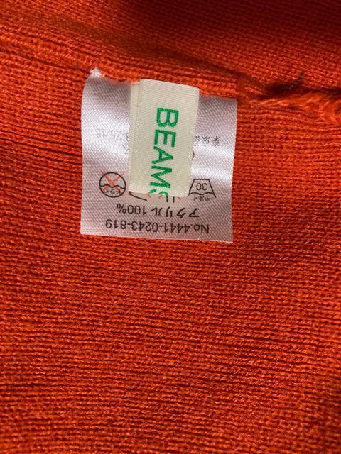 美品☆BEAMSmini☆ブラウン×オレンジ色ニット帽☆Kids < ブランド  美品☆BEAMSmini☆ブラウン×オレンジ色ニット帽☆Kids < ブランドの