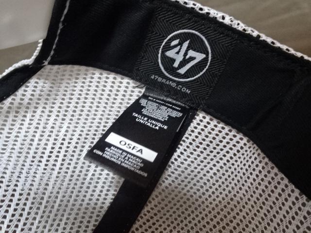 USA購入 激レア【47BRAND】NFLアメフト ラスベガス レイダース ロゴ刺繍入りメッシュキャップ < 男性ファッション  USA購入 激レア【47BRAND】NFLアメフト ラスベガス レイダース ロゴ刺繍入りメッシュキャップ < 男性ファッションの