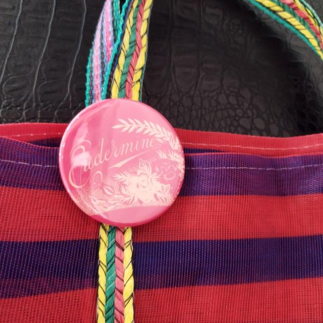 台湾 漁師網バック 赤青ボーダー メッシュバック A4すっぽり 軽くて丈夫  < 女性ファッション  台湾 漁師網バック 赤青ボーダー メッシュバック A4すっぽり 軽くて丈夫  < 女性ファッションの