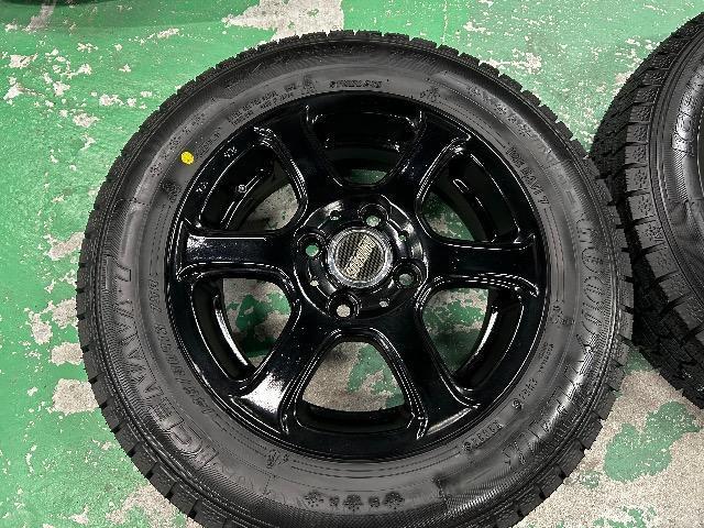 0182648)国産新品スタッドレスタイヤグッドイヤー4本社外ブラックアルミホイールセット軽自動車サイズ145/80R13送料無料 < 自動車/バイク 0182648)国産新品スタッドレスタイヤグッドイヤー4本社外ブラックアルミホイールセット軽自動車サイズ145/80R13送料無料 < 自動車/バイク