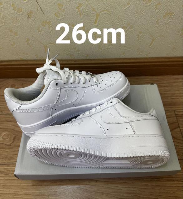 新品 ナイキ  エア エアフォース1 NIKE AIR FORCE 1 07 ホワイト 白 26cm < 男性ファッション  新品 ナイキ  エア エアフォース1 NIKE AIR FORCE 1 07 ホワイト 白 26cm  < 男性ファッションの