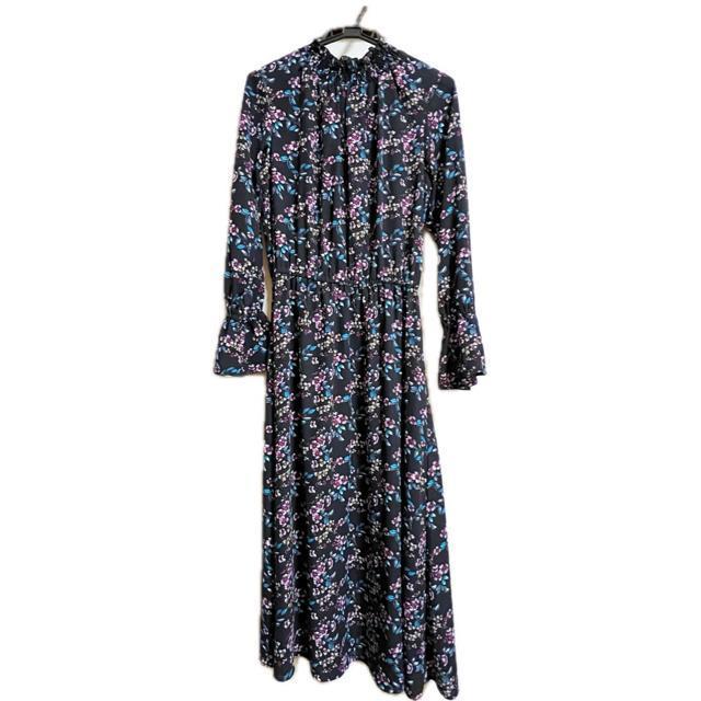 【美品】ハイネック ロングワンピース/ハイネック/GU/サイズM < 女性ファッション  【美品】ハイネック ロングワンピース/ハイネック/GU/サイズM < 女性ファッションの