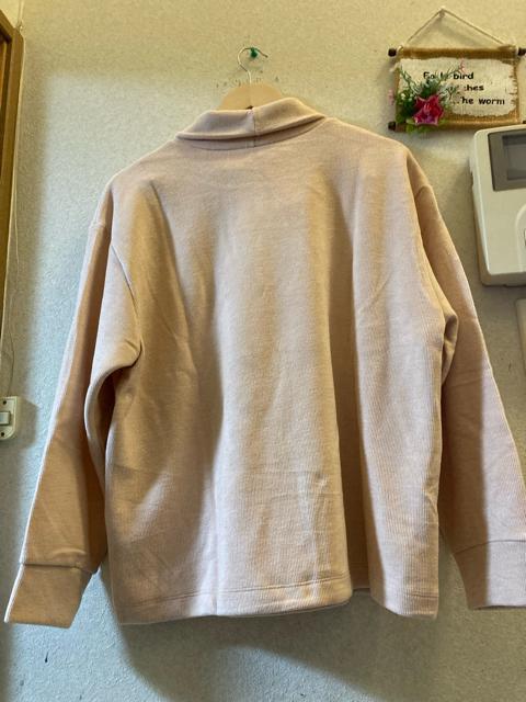 L新品ユニクロ薄ピンクリブニットハイネックT < 女性ファッション L新品ユニクロ薄ピンクリブニットハイネックT < 女性ファッションの