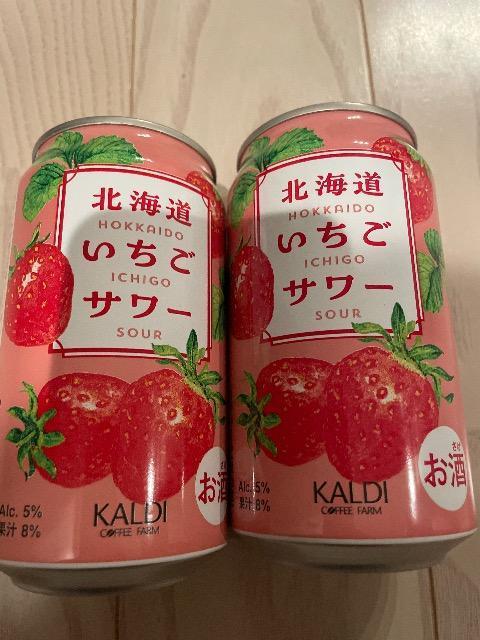 カルディ 北海道 いちごサワー お酒 サワー 350ml× 2缶 < グルメ/ドリンク カルディ 北海道 いちごサワー お酒 サワー 350ml× 2缶 < グルメ/ドリンクの