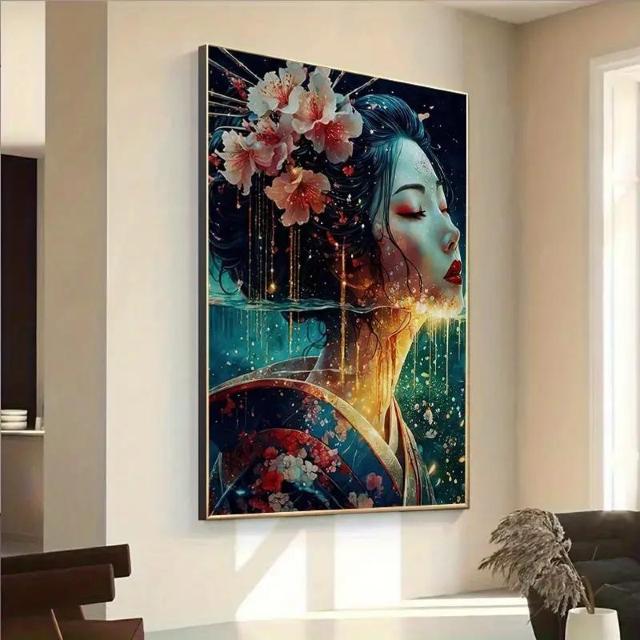 爆ヤス価格2490円★80x120cm モダンな芸者日本風景キャンバスアート - フレームレス壁飾り 超BIG 120×80cm < インテリア/ライフ 爆ヤス価格2490円★80x120cm モダンな芸者日本風景キャンバスアート - フレームレス壁飾り 超BIG 120×80cm < インテリア/ライフの