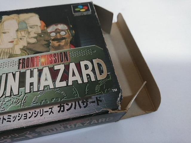 SFC/【何箱でも送料600円!!】ガンハザード☆電池OK!!☆≪匿名配送≫【箱・説明書・カード付き!!】↓ご落札価格↓ < ゲーム本体/ソフト SFC/【何箱でも送料600円!!】ガンハザード☆電池OK!!☆≪匿名配送≫【箱・説明書・カード付き!!】↓ご落札価格↓ < ゲーム本体/ソフトの