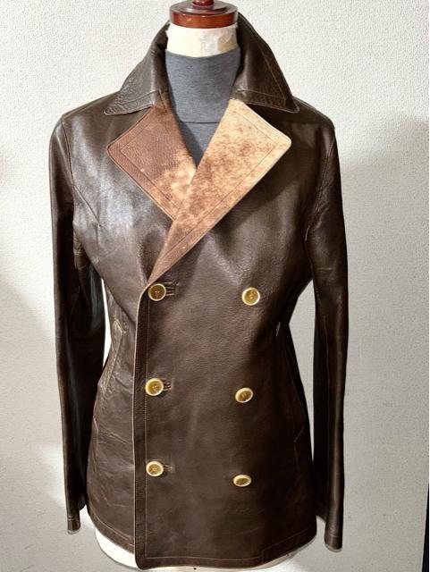 un dix cors アンディコール 高級 山羊革 レザー ジャケット ピーコート ラムレザー コート アウター リアルレザー < 女性ファッション un dix cors アンディコール 高級 山羊革 レザー ジャケット ピーコート ラムレザー コート アウター リアルレザー < 女性ファッションの