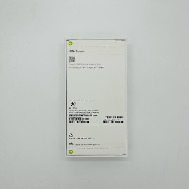 ���J�� iPhone 17 Pro 256 GB SIM�t���[ �u���[ �{�� �� �Ɠd/AV�� 