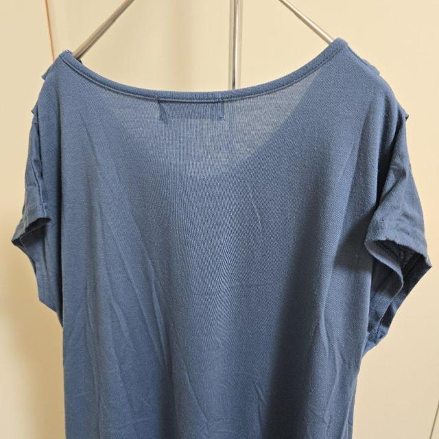 CLEO SUN�i�N���I �T���j�_�[�N�u���[ V�l�b�N �m�[�X���[�u �g�b�v�X �� �����t�@�b�V������ 