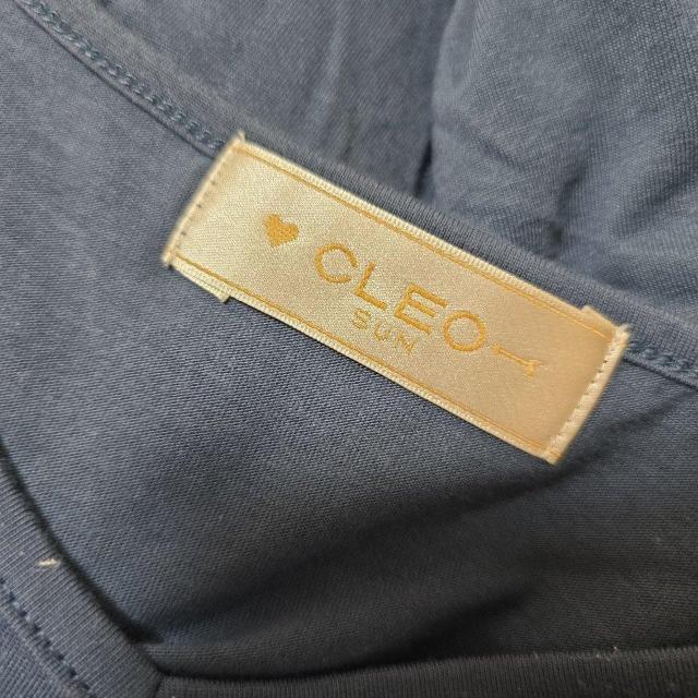 CLEO SUN�i�N���I �T���j�_�[�N�u���[ V�l�b�N �m�[�X���[�u �g�b�v�X �� �����t�@�b�V������ 