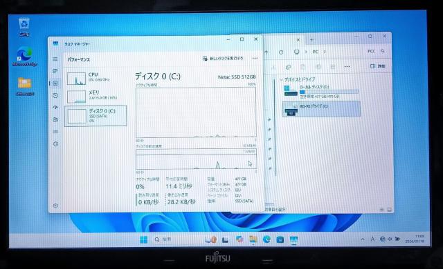 FUJITSU LIFEBOOK Corei7 ������16GB SSD512GB Windows11 Web�J���� �u���[���C �� PC�{��/���Ӌ@��� 