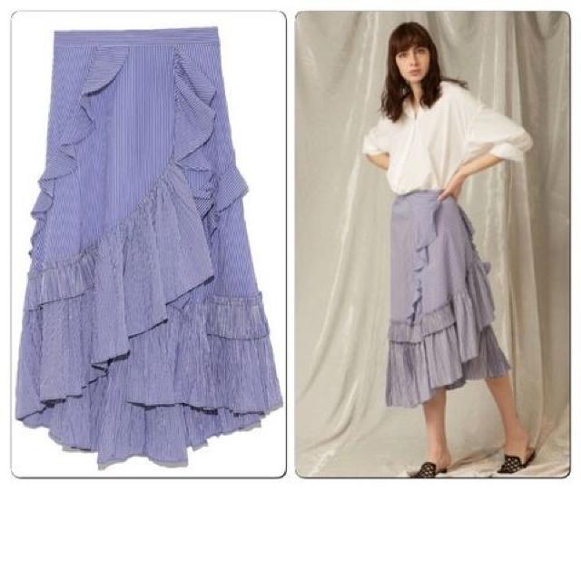 美品FRAYI.D フリルプリーツアシメスカート < ブランド  美品FRAYI.D フリルプリーツアシメスカート  < ブランドの