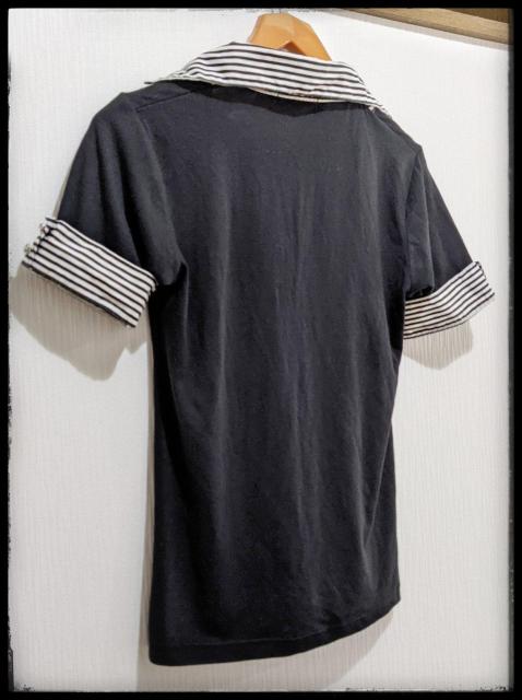 ★Tシャツ★半袖★ポロシャツ★Mサイズ同等★黒★部屋着★まとめ買い歓迎★サイズ・ブランド名の札無し★ < 女性ファッション  ★Tシャツ★半袖★ポロシャツ★Mサイズ同等★黒★部屋着★まとめ買い歓迎★サイズ・ブランド名の札無し★ < 女性ファッションの