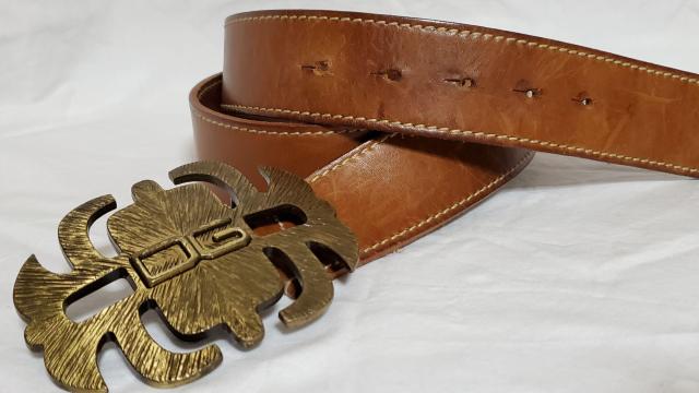 正規 ドルチェ&ガッバーナ バロック D&G アイコンロゴ スパイダーバックル レザーベルト 茶×金 100 最大サイズ金具 XL < ブランド  正規 ドルチェ&ガッバーナ バロック D&G アイコンロゴ スパイダーバックル レザーベルト 茶×金 100 最大サイズ金具 XL < ブランドの