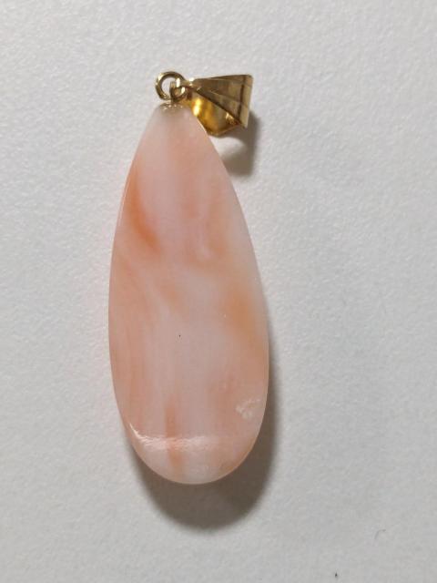 珊瑚のペンダントトップ新品K18 < 女性アクセサリー/時計 珊瑚のペンダントトップ新品K18 < 女性アクセサリー/時計の