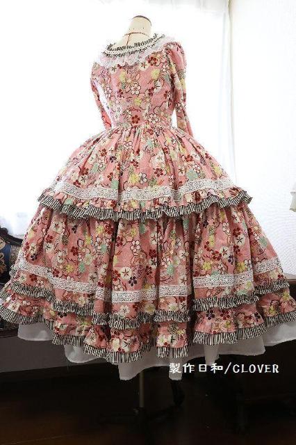 ピンク和柄ドレス S~Mサイズ < 女性ファッション  ピンク和柄ドレス S~Mサイズ < 女性ファッションの