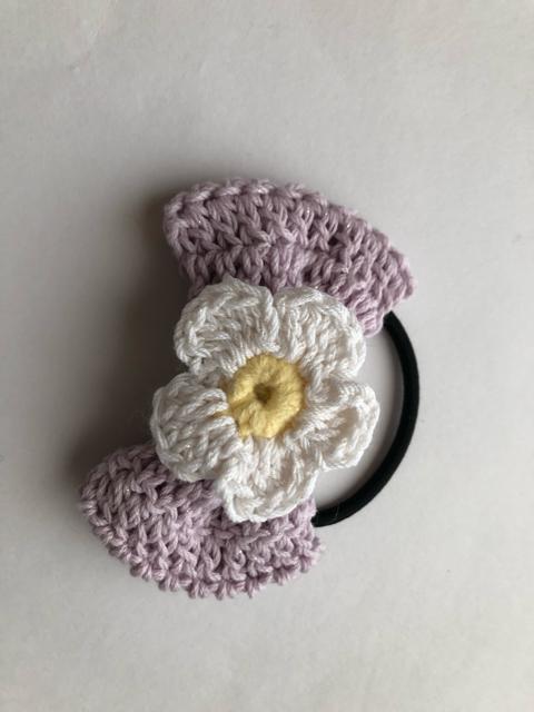 ハンドメイド ヘアゴム リボン お花 コットン メゾンドフルール好き < 女性ファッション  ハンドメイド ヘアゴム リボン お花 コットン メゾンドフルール好き < 女性ファッションの