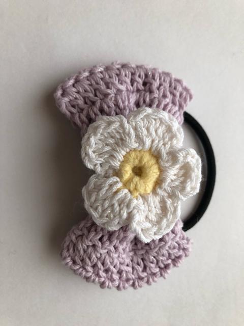 ハンドメイド ヘアゴム リボン お花 コットン メゾンドフルール好き < 女性ファッション  ハンドメイド ヘアゴム リボン お花 コットン メゾンドフルール好き < 女性ファッションの