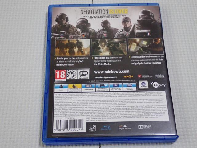 PS4TOM CLANCY'S RAINBOW SIX SIEGE CO EU  Q[{/\tg 