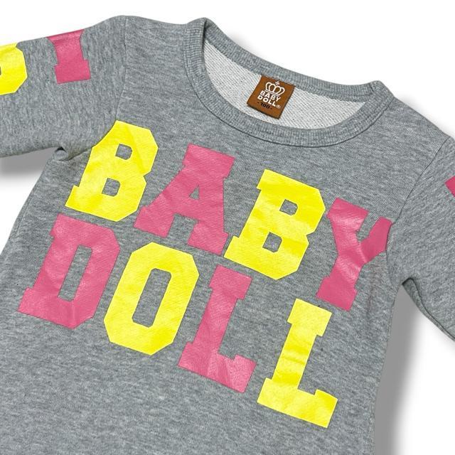 【BABYDOLL/100】ロゴプリント入☆グレースウェットチュニワンピ < ブランド 【BABYDOLL/100】ロゴプリント入☆グレースウェットチュニワンピ < ブランドの