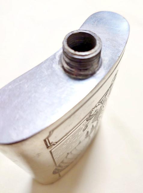 イギリス製 PEWTER ゴルフ スキットル ウィスキーボトル 年代物 < インテリア/ライフ イギリス製 PEWTER ゴルフ スキットル ウィスキーボトル 年代物 < インテリア/ライフの