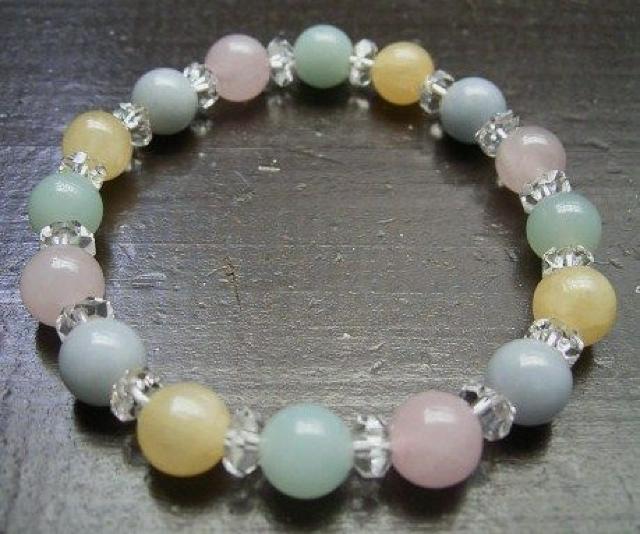 ローズクォーツxエンジェライトxアマゾナイトxアラゴナイト < 女性アクセサリー/時計 ローズクォーツxエンジェライトxアマゾナイトxアラゴナイト < 女性アクセサリー/時計の