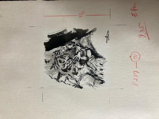 昭和のイラストレーター ペン画 『虎』 サインあり 真作保証 原画 < ホビー 昭和のイラストレーター ペン画 『虎』 サインあり 真作保証 原画 < ホビーの