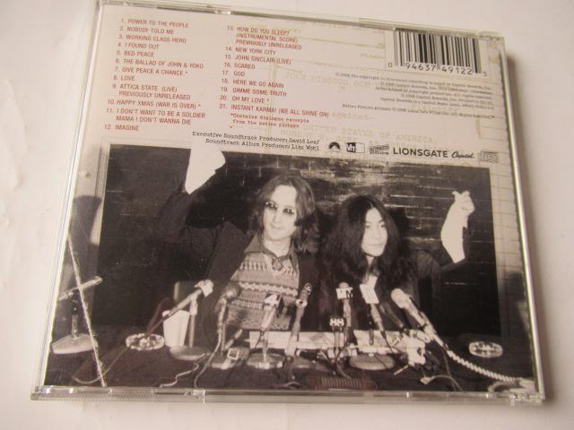 ジョン・レノン CD「The US vs. John Lennon」 < CD/DVD/ビデオ  ジョン・レノン CD「The US vs. John Lennon」 < CD/DVD/ビデオの