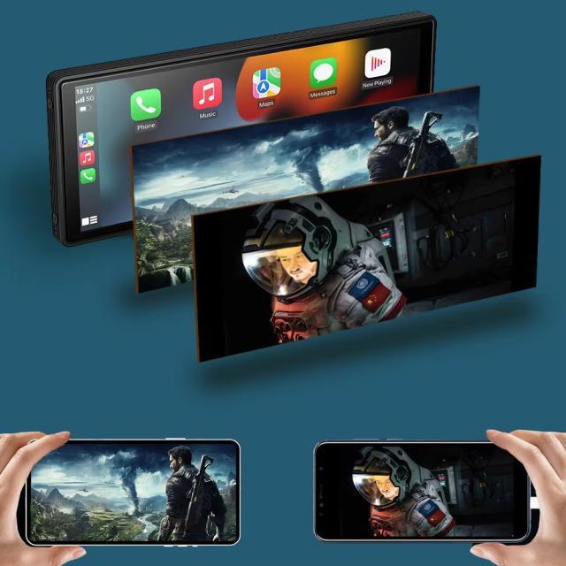 �ǂ�ȎԂł��ŐV�i�r���y���ʁz10.26�C���` �I���_�b�V�����j�^�[ �t�����g�J�[�i�r Carplay Android Auto �� ������/�o�C�N