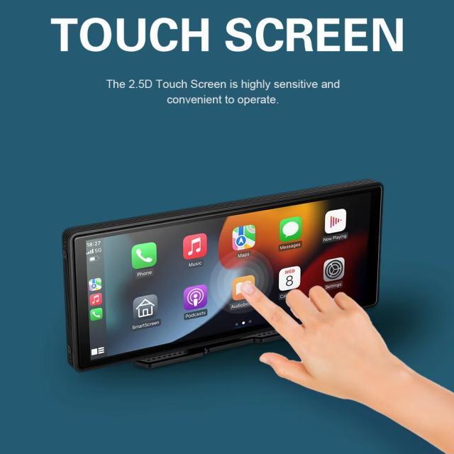 �ǂ�ȎԂł��ŐV�i�r���y���ʁz10.26�C���` �I���_�b�V�����j�^�[ �t�����g�J�[�i�r Carplay Android Auto �� ������/�o�C�N