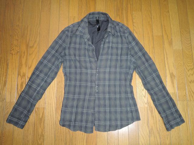 wjk ダブルジェイケイ チェックネルシャツ S フックボタン シワ加工 長袖シャツ < ブランド  wjk ダブルジェイケイ チェックネルシャツ S フックボタン シワ加工 長袖シャツ  < ブランドの