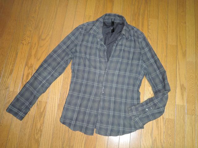 wjk ダブルジェイケイ チェックネルシャツ S フックボタン シワ加工 長袖シャツ < ブランド  wjk ダブルジェイケイ チェックネルシャツ S フックボタン シワ加工 長袖シャツ < ブランドの