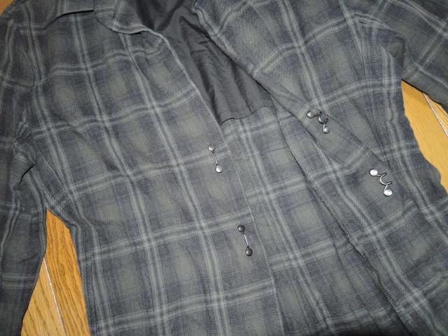 wjk ダブルジェイケイ チェックネルシャツ S フックボタン シワ加工 長袖シャツ < ブランド  wjk ダブルジェイケイ チェックネルシャツ S フックボタン シワ加工 長袖シャツ < ブランドの