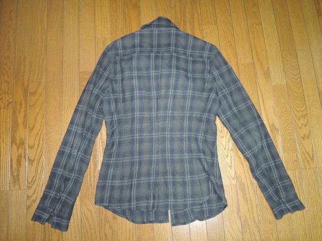 wjk ダブルジェイケイ チェックネルシャツ S フックボタン シワ加工 長袖シャツ < ブランド  wjk ダブルジェイケイ チェックネルシャツ S フックボタン シワ加工 長袖シャツ < ブランドの